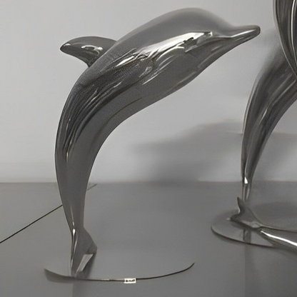 HomeDor Modern Creative Dolphin Sculpture Set