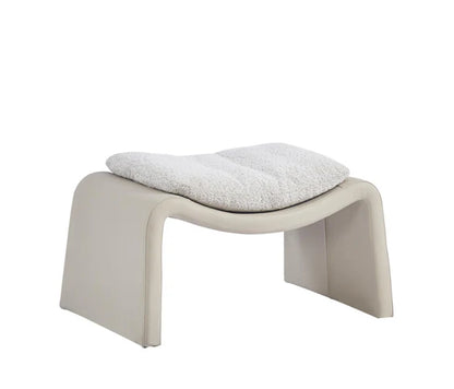 HomeDor Modern Casual Beige Accent Lounge Chair