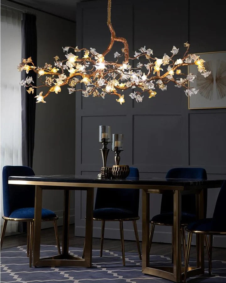 HomeDor Linn Flower Branch Chandelier