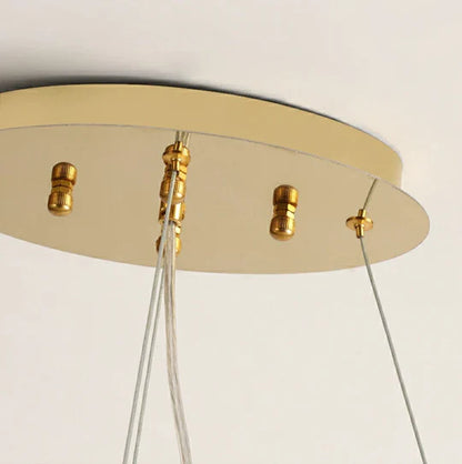 HomeDor Premium Linn Leaves Branch Round Chandelier