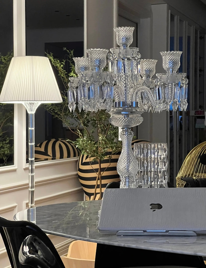 HomeDor Premium Luxury Laurel Vintage Lampshade Floor Lamp