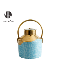 Handled Canister: L18cm × W16cm × H25cm