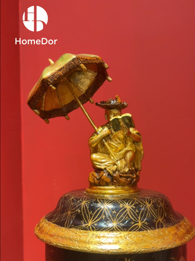 HomeDor × FH&Home | Chinoiserie Lacquered Side Cabinet