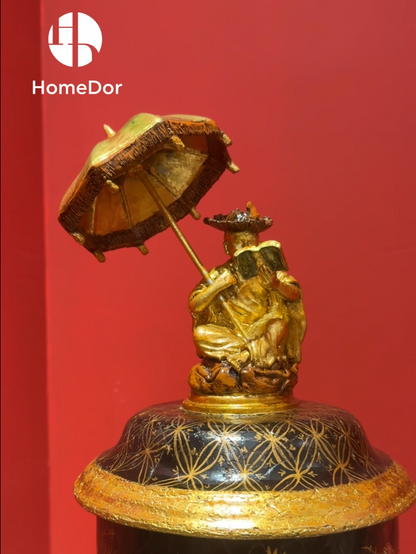 HomeDor × FH&Home | Chinoiserie Lacquered Side Cabinet