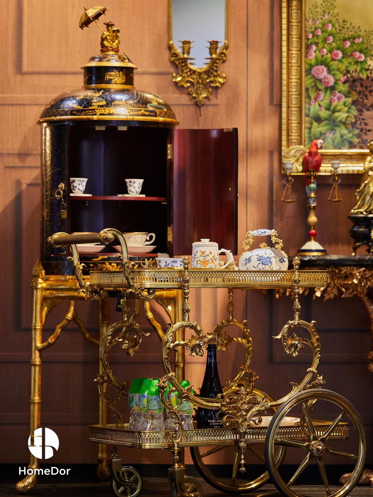 HomeDor × FH&Home | Chinoiserie Lacquered Side Cabinet