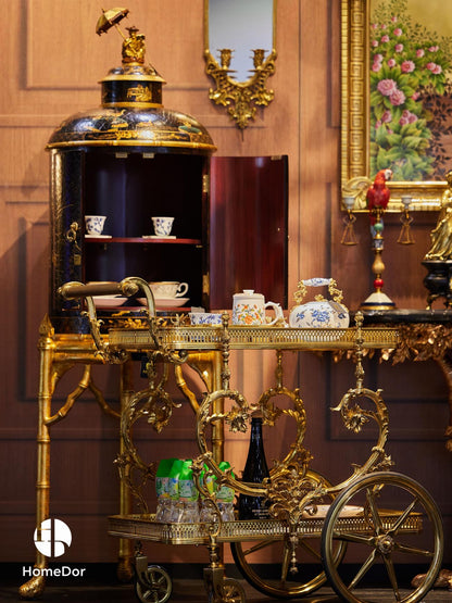 HomeDor × FH&Home | Chinoiserie Lacquered Side Cabinet