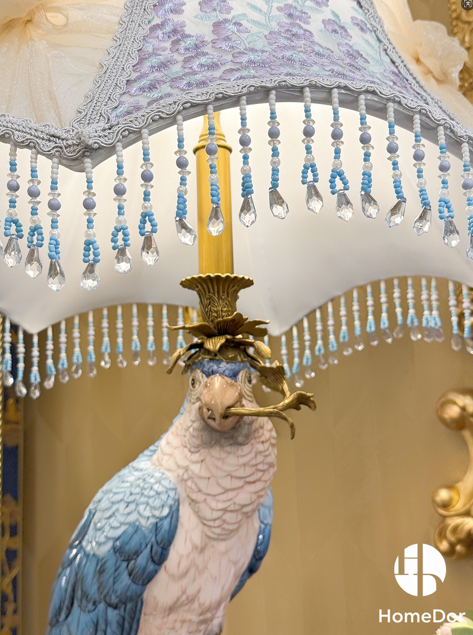 Classic_Fringe_Lampshade_Parrot_Table_Lamp_Detail