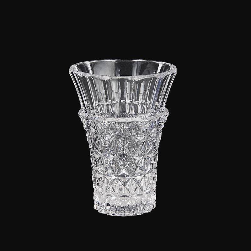 HomeDor Luxury Crystal Vase for Table Decor