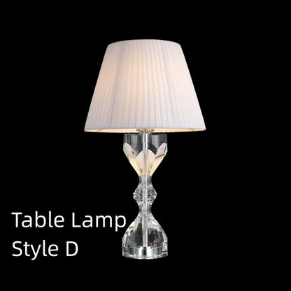 HomeDor Premium Laurel Vintage Luxury Lampshade Table Lamp in Black/White