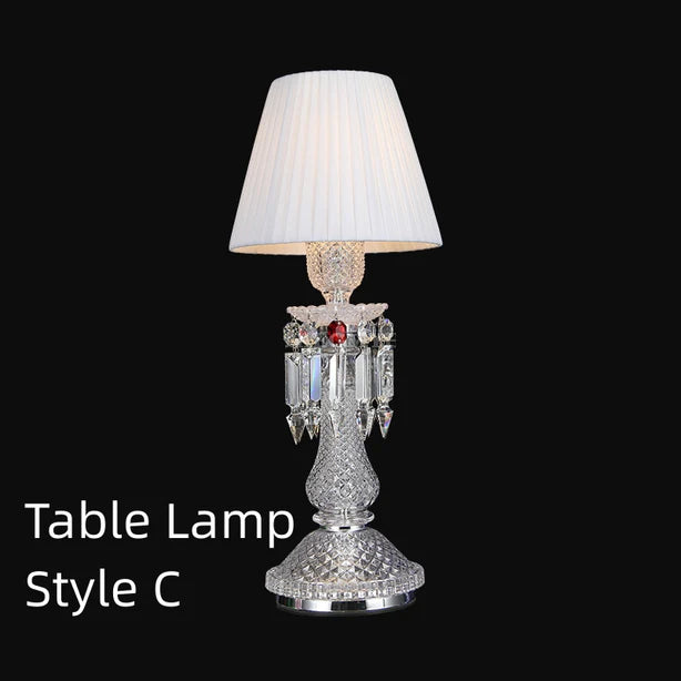 HomeDor Premium Laurel Vintage Luxury Lampshade Table Lamp in Black/White