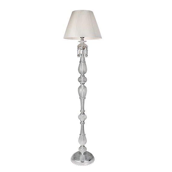 HomeDor Premium Luxury Laurel Vintage Lampshade Floor Lamp