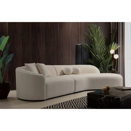 Geschwungenes gepolstertes Sofa