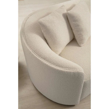 Geschwungenes gepolstertes Sofa