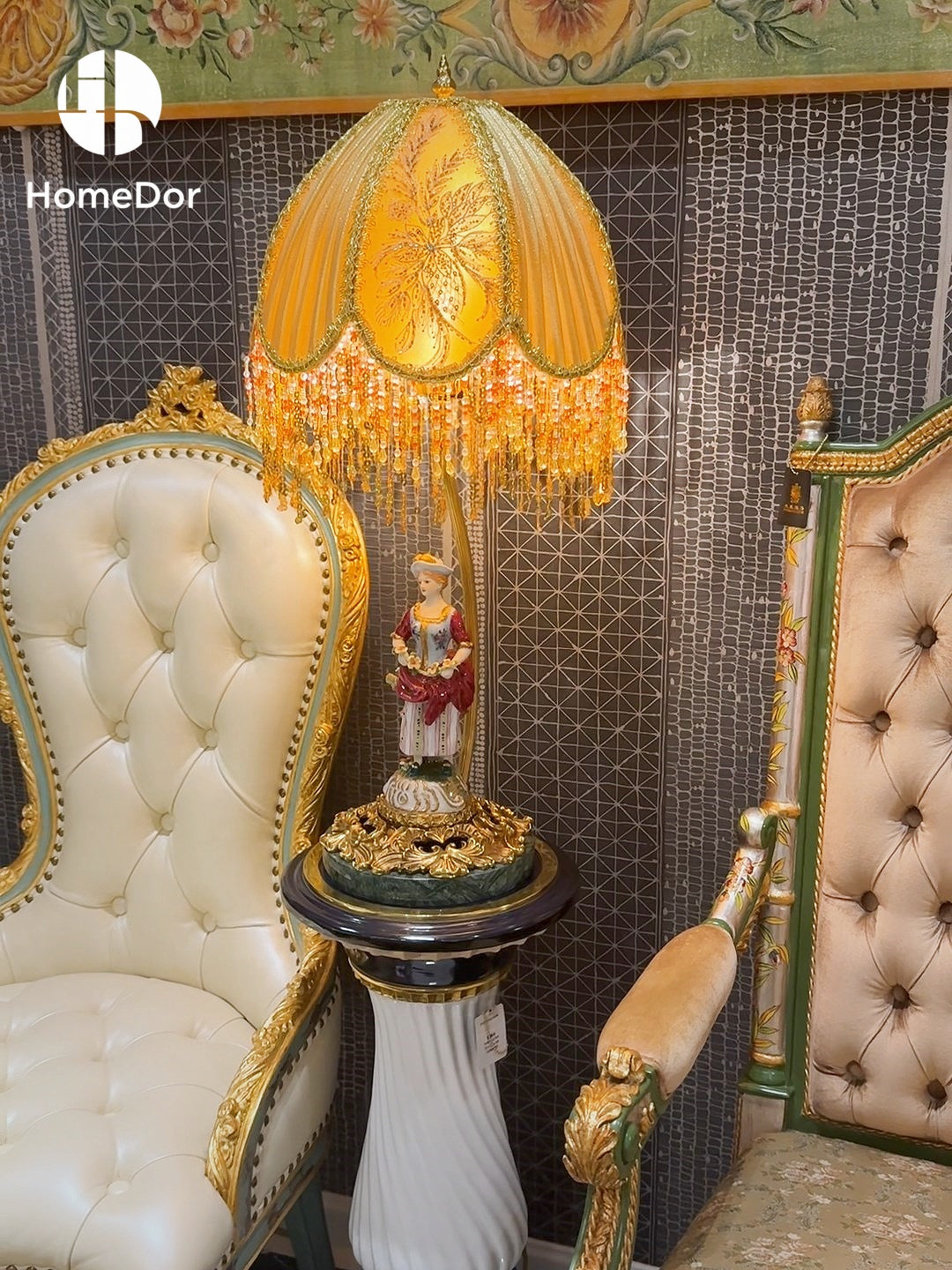 HomeDor × FH&amp;Home | مصباح طاولة سيراميك أنيق للسيدات