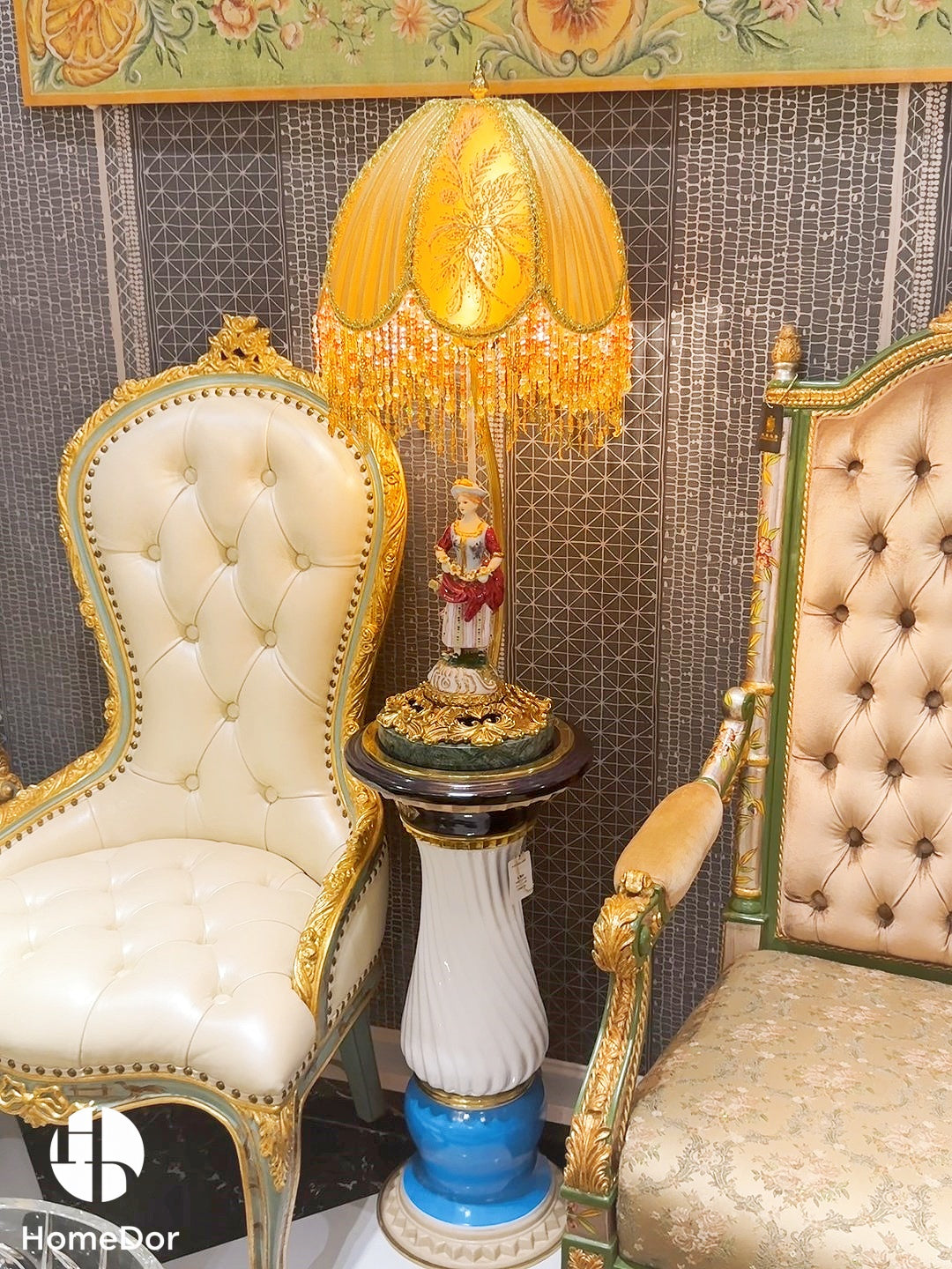 HomeDor × FH&amp;Home | مصباح طاولة سيراميك أنيق للسيدات