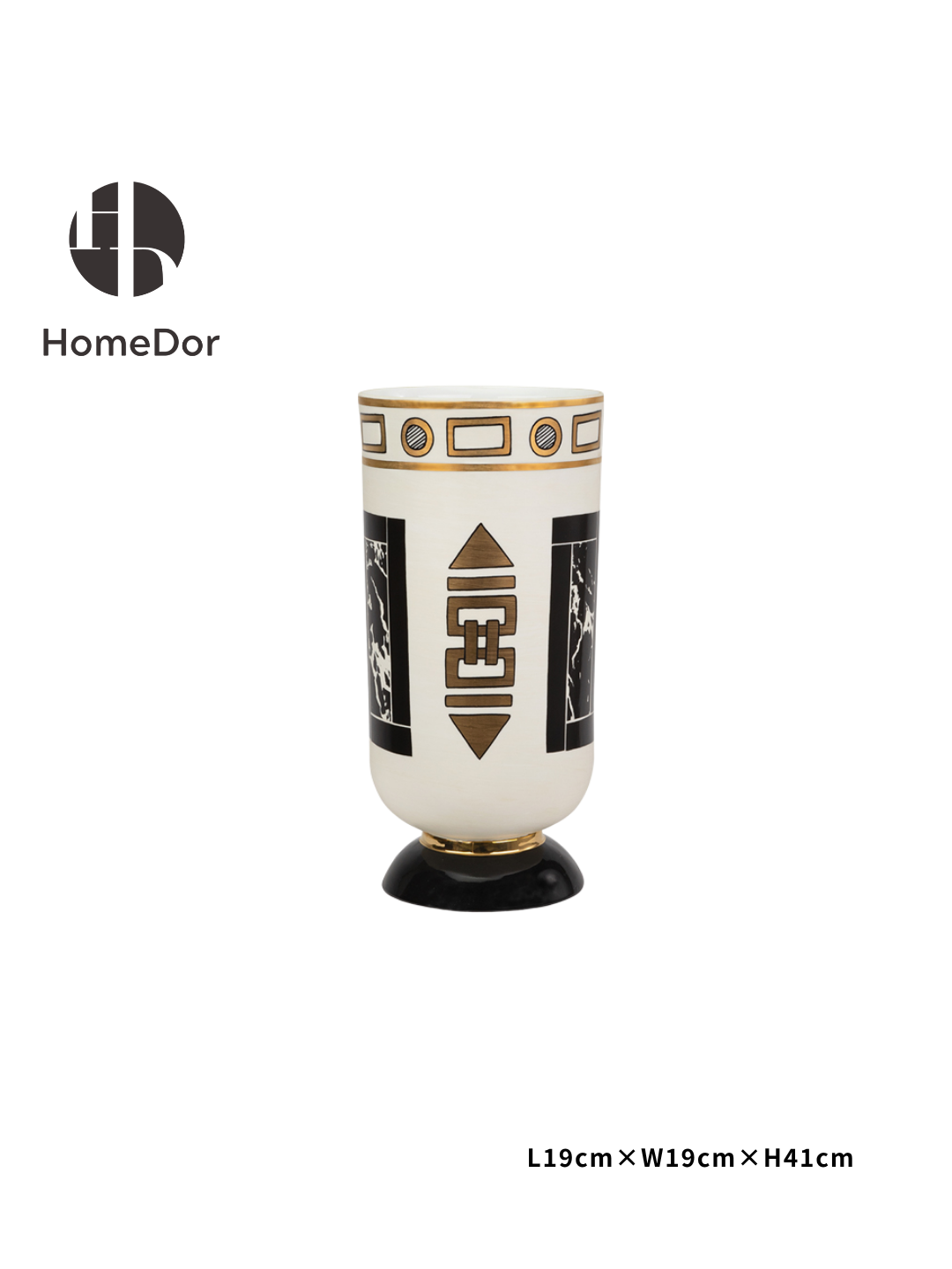 Exquisite Porcelain Vases with Detailed Geometric Patterns and Golden Accents1