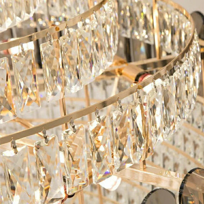 HomeDor Premium Extra Large Luxury Gourd Shape Crystal Chandelier