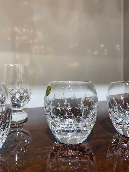 HomeDor Luxury Crystal Engraved Black Tea Cup