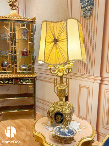French Empire Gilt Bronze Table Lamp