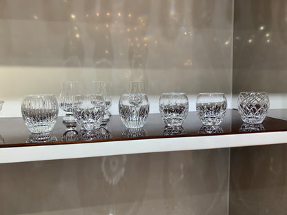 HomeDor Luxury Crystal Engraved Black Tea Cup