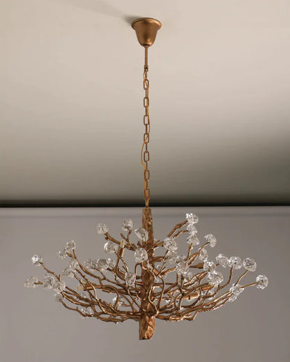 HomeDor Linn Luxury Vintage Gemstone Branch Crystal Chandelier
