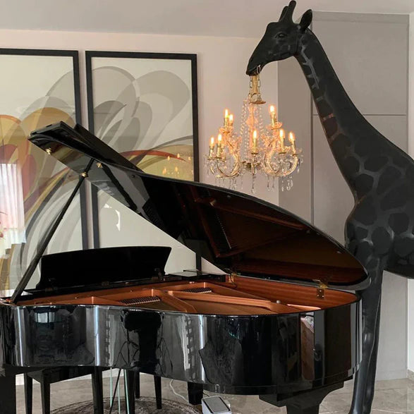 HomeDor Premium Nordic Animal Sculpture Extra Large Giraffe Floor Lamp