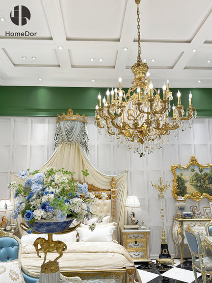 This luxury palace style chandelier is perfect for luxury suite, master bedroom