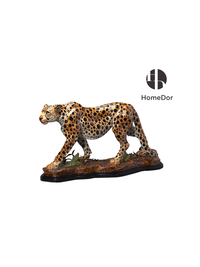 Walking Cheetah: L78cm X W25cm X H41cm