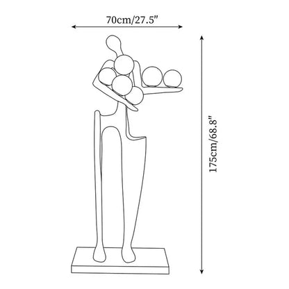 HomeDor Greeter 6-Light Floor Lamp