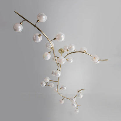 HomeDor Modern Hand-blown Glass Globes Chandeliere