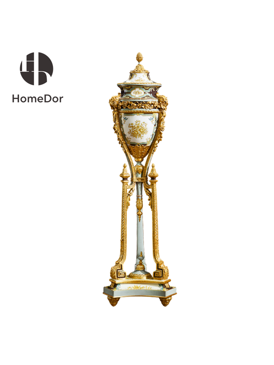 Vase with Decorative Pedestal