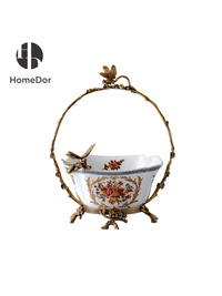 Decorative Bowl: L25cm × W21cm × H31cm