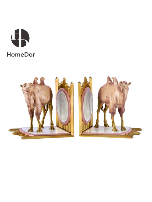 HomeDor Exotic Desert Camel Bookend