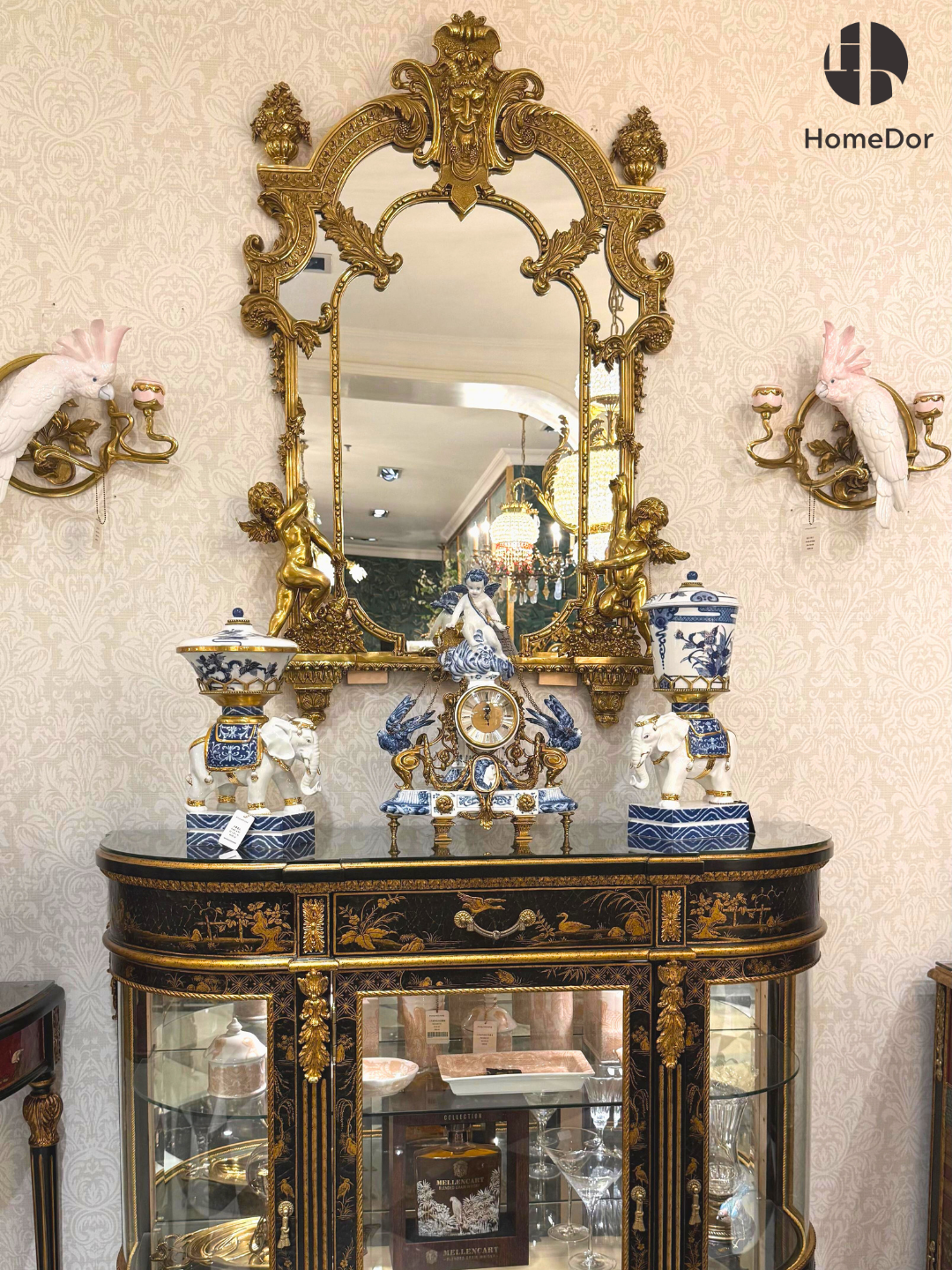 For Vintage-style study table focal point