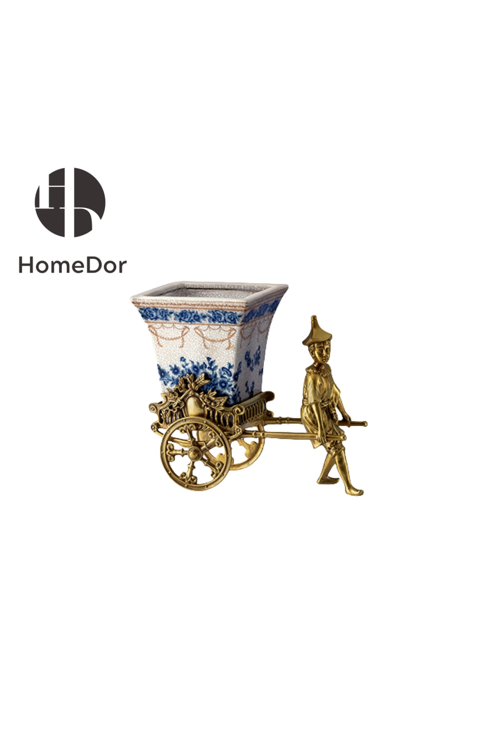 HomeDor × FH&Home |  Sophisticated Blue-and-White Porcelain Table Decor Set