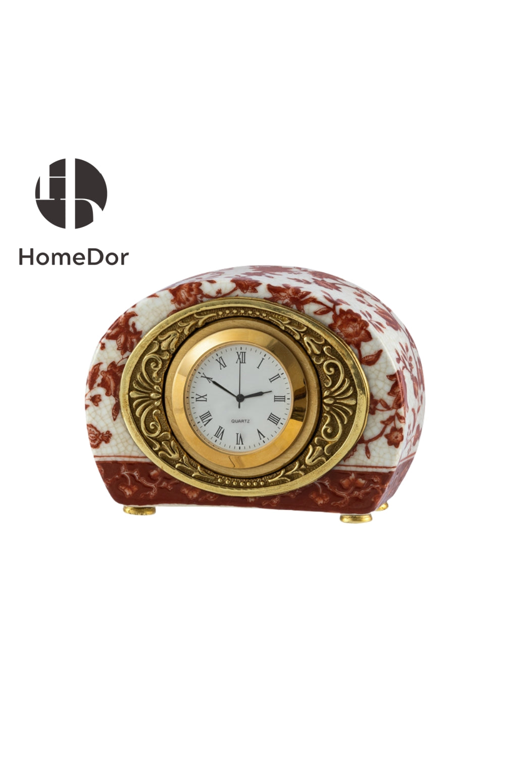 HomeDor × FH&Home | Vintage Red Floral Porcelain Table Decor Set