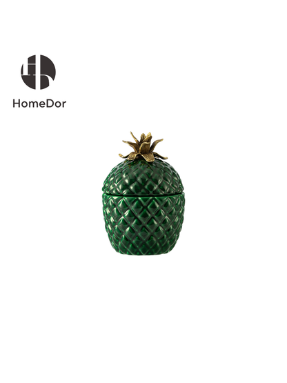 HomeDor Luxe Emerald Green & Gilded Decor Set II