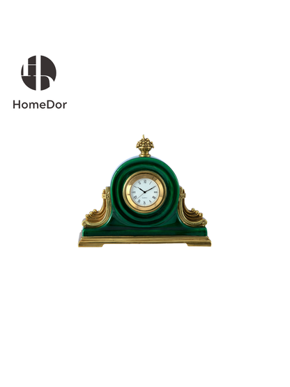 HomeDor Luxe Emerald Green & Gilded Decor Set III