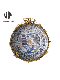 Decorative Wall Platter: L47cm × W8cm × H49cm