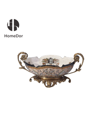 Decorative Bowl: L34cm × W19cm × H17cm