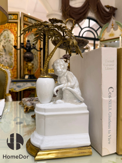 HomeDor Sophisticated Tropical Paradise Monkey Bookend
