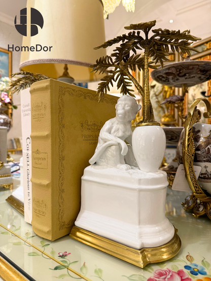 HomeDor Sophisticated Tropical Paradise Monkey Bookend