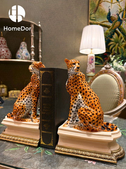 Sujetalibros HomeDor Wild Elegance Cheetah