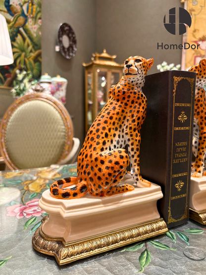 Sujetalibros HomeDor Wild Elegance Cheetah