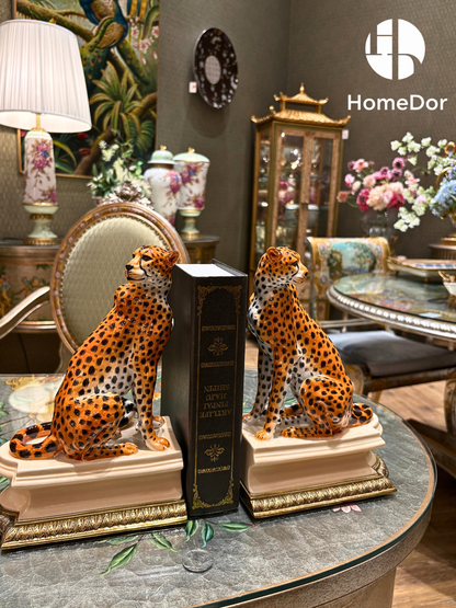 Sujetalibros HomeDor Wild Elegance Cheetah