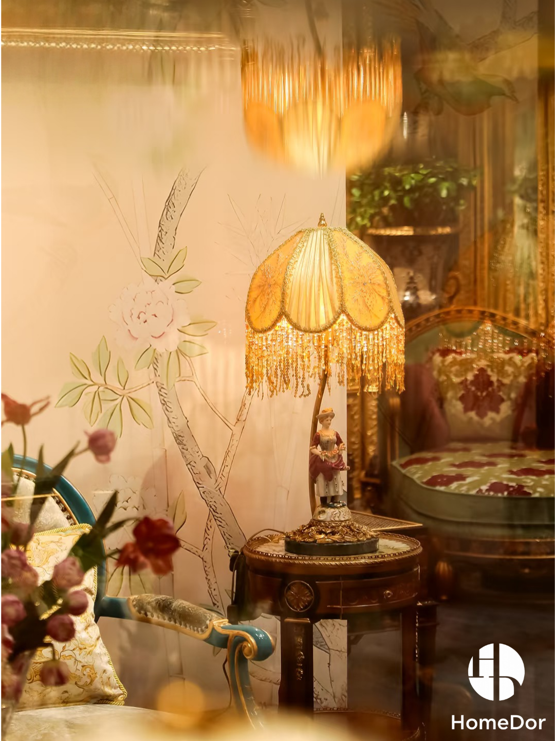 HomeDor × FH&amp;Home | مصباح طاولة سيراميك أنيق للسيدات