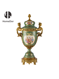 Decorative Urn: L45cm × W29cm × H86cm
