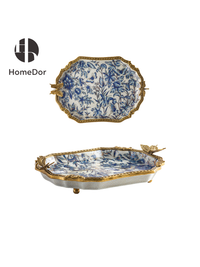 Decorative Tray: L36cm × W23cm × H7cm