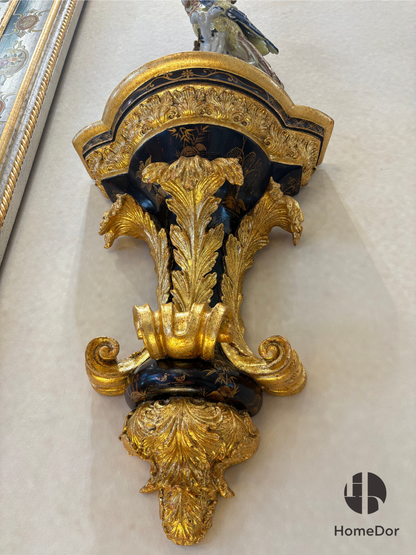 HomeDor × FH&amp;Home | Decoración de pared con pedestal vintage de estilo rococó 