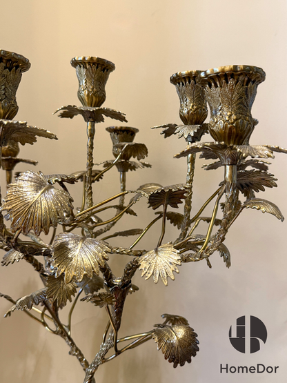 Exquisito candelabro con ramas de camello de inspiración árabe HomeDor